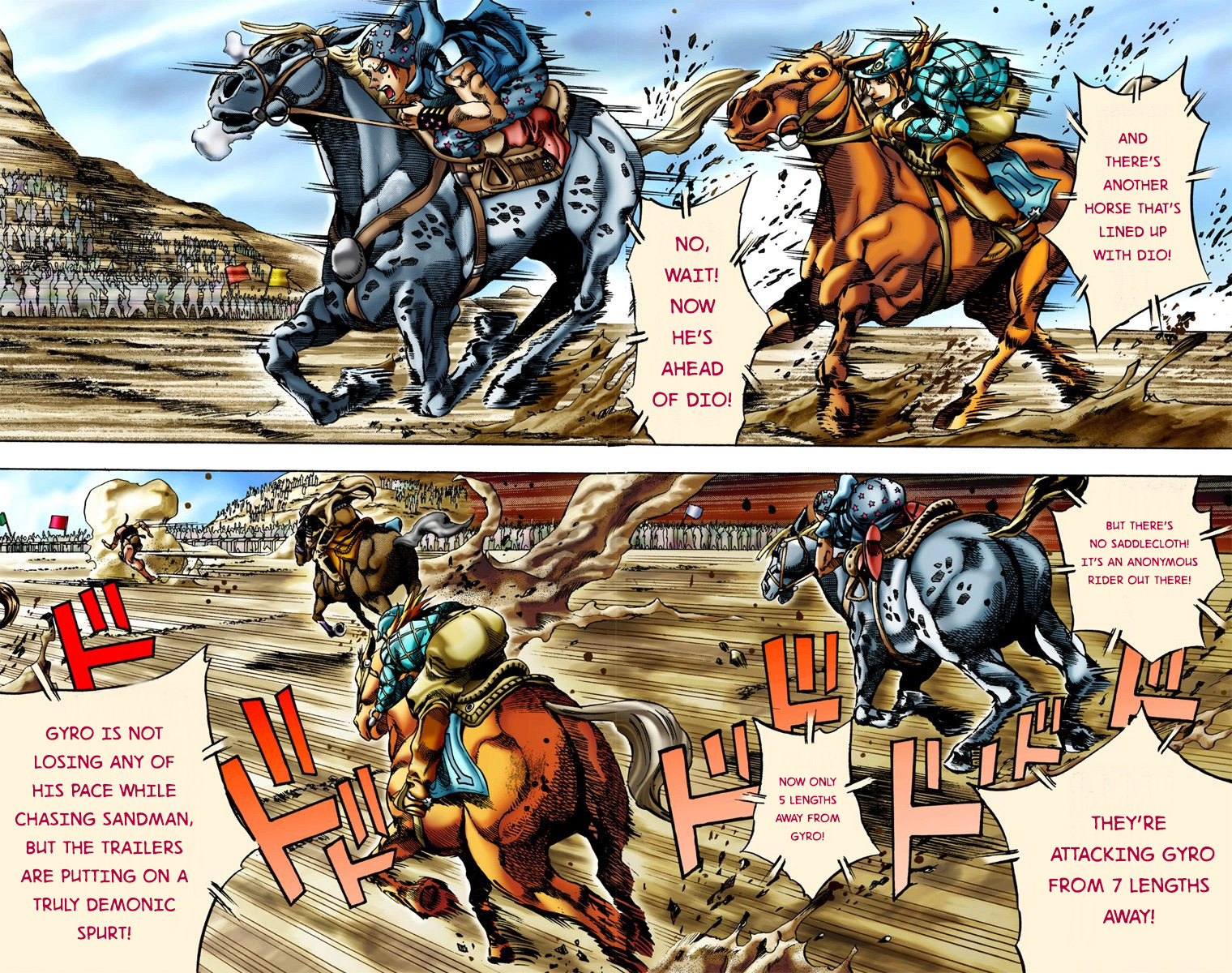 JoJo's Bizarre Adventure Steel Ball Run Colored Manga