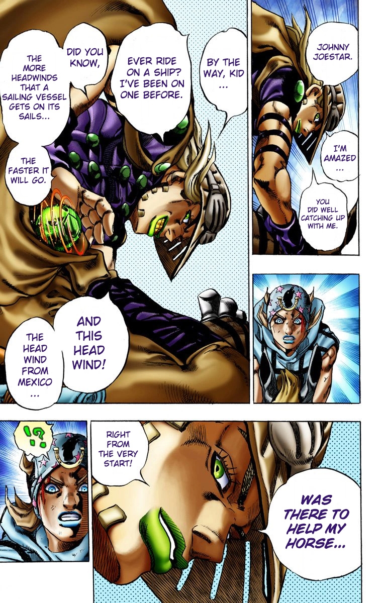 JoJo's Bizarre Adventure Steel Ball Run Colored Manga