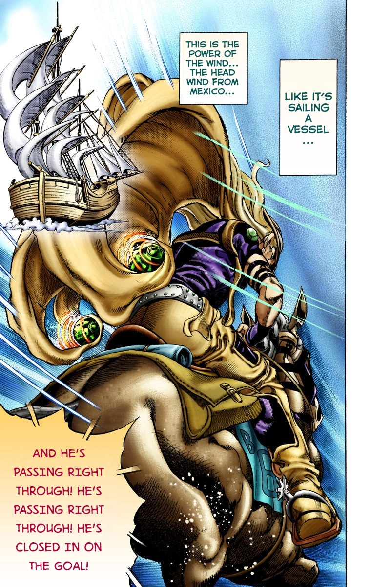 JoJo's Bizarre Adventure Steel Ball Run Colored Manga