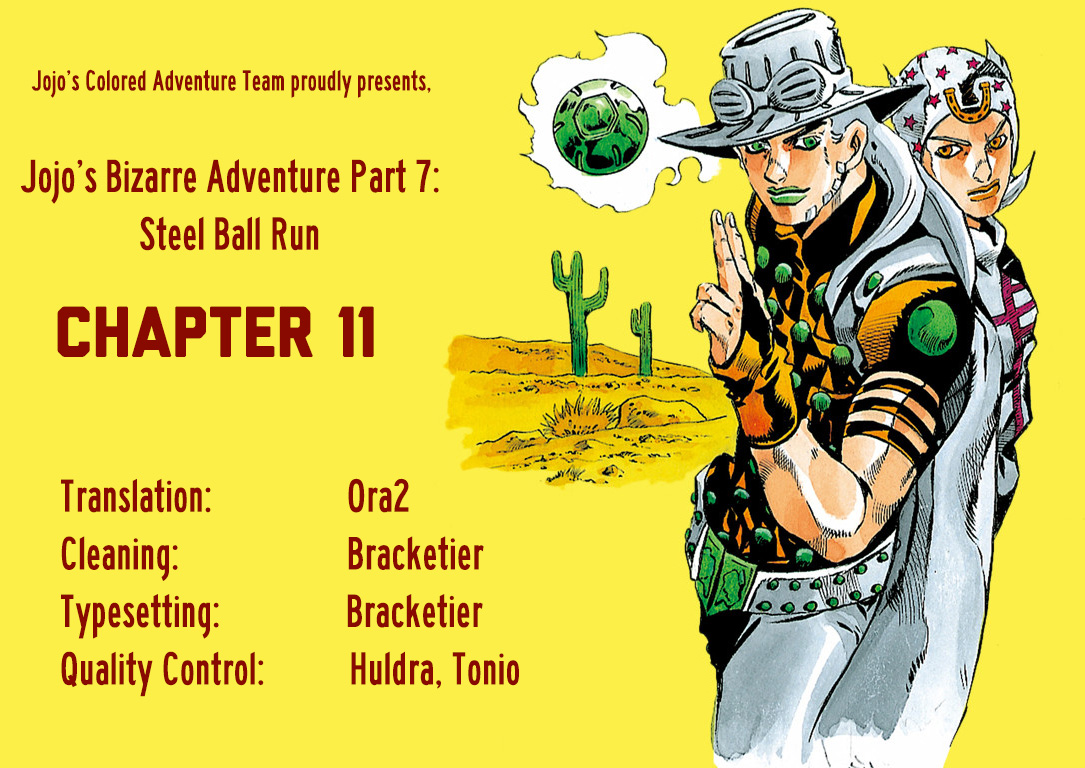 JoJo's Bizarre Adventure Steel Ball Run Colored Manga