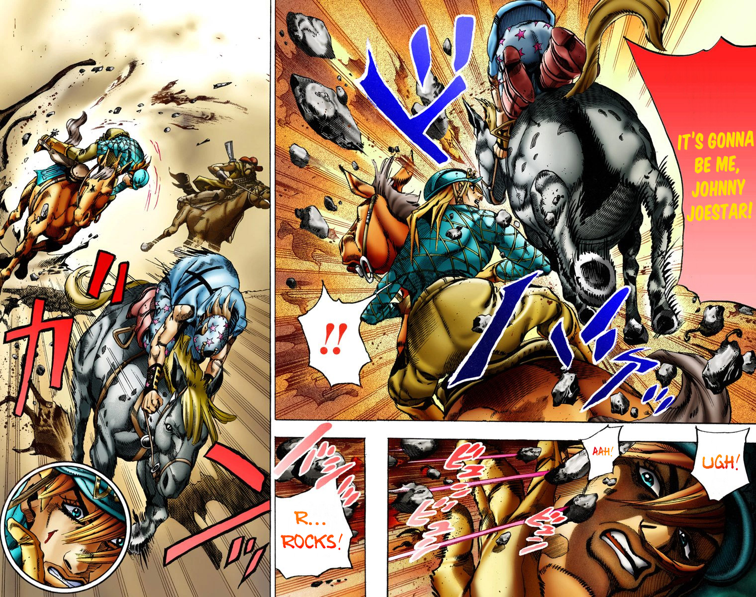 JoJo's Bizarre Adventure Steel Ball Run Colored Manga