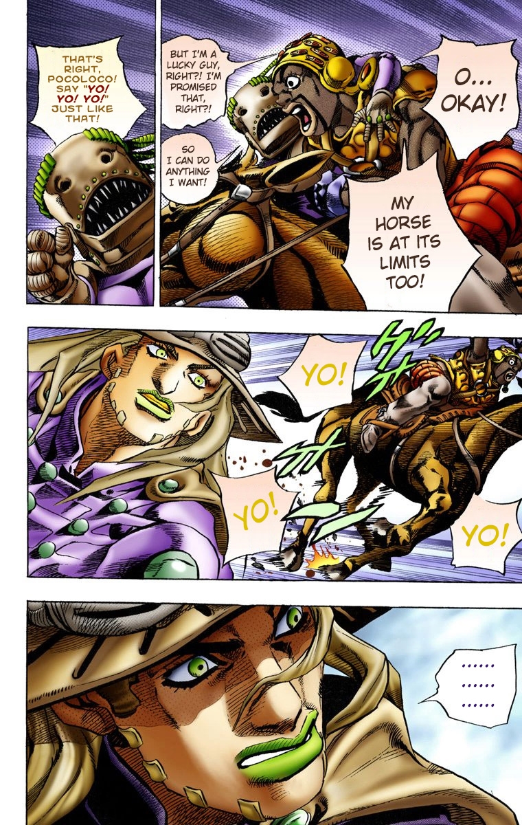 JoJo's Bizarre Adventure Steel Ball Run Colored Manga
