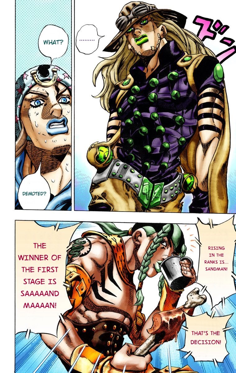JoJo's Bizarre Adventure Steel Ball Run Colored Manga