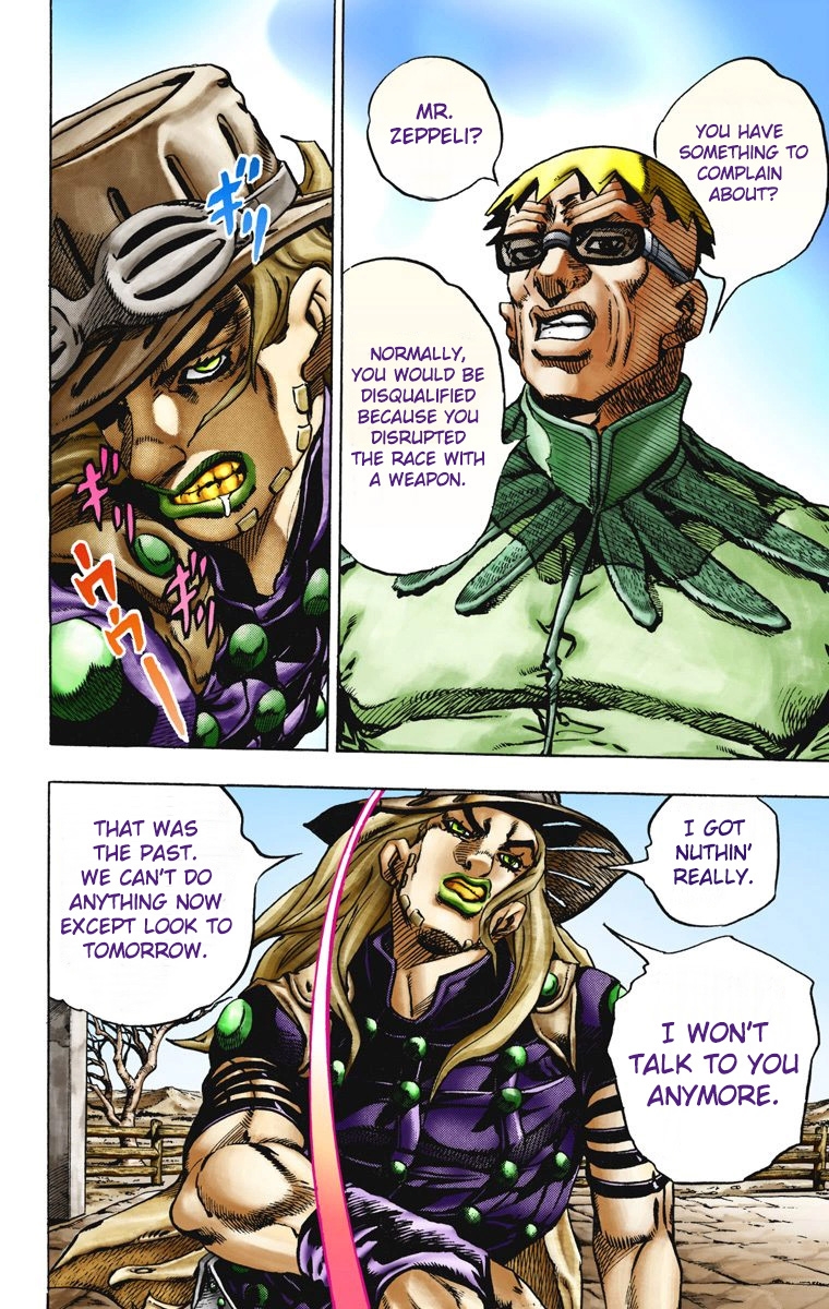 JoJo's Bizarre Adventure Steel Ball Run Colored Manga