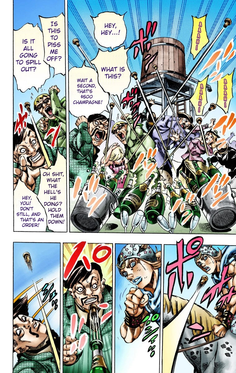 JoJo's Bizarre Adventure Steel Ball Run Colored Manga
