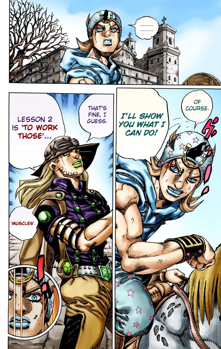 JoJo's Bizarre Adventure Steel Ball Run Colored Manga