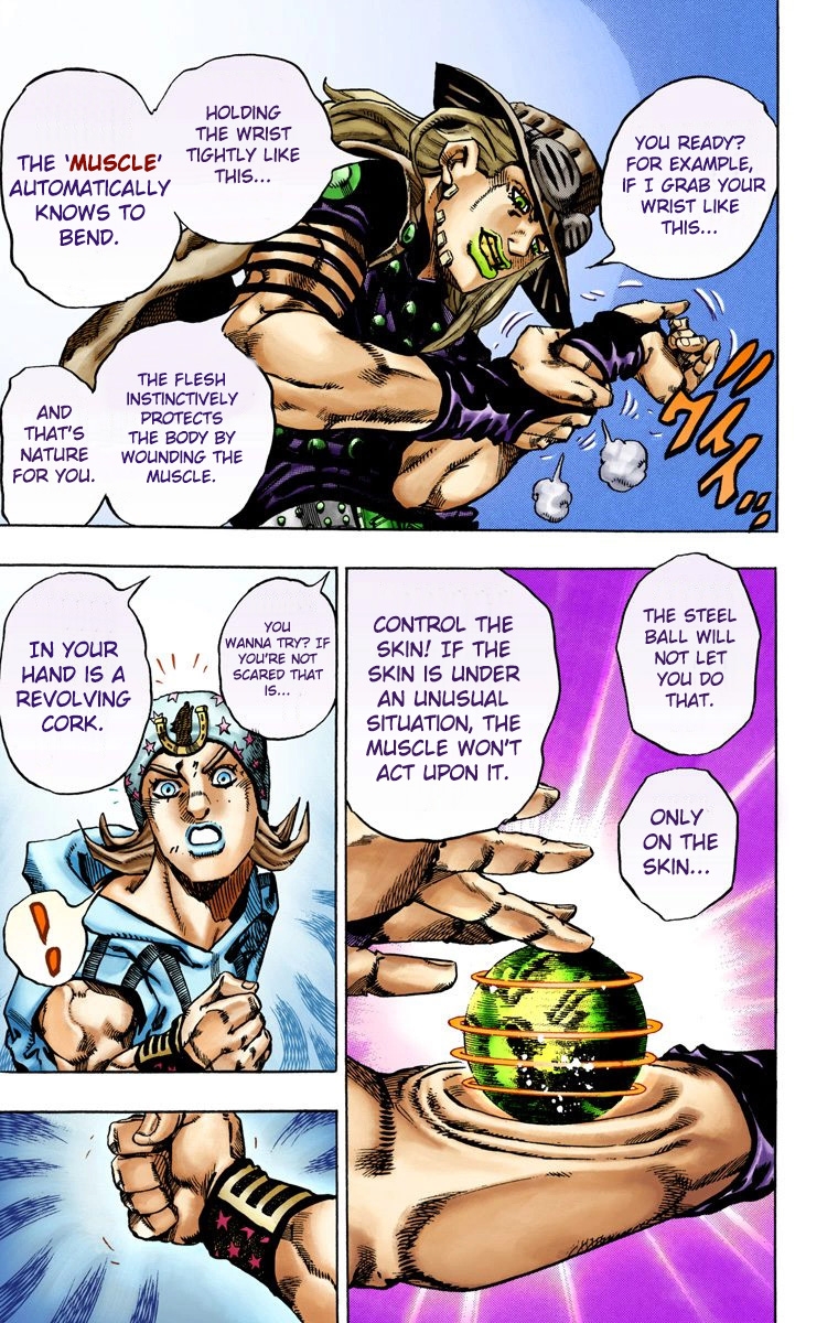 JoJo's Bizarre Adventure Steel Ball Run Colored Manga