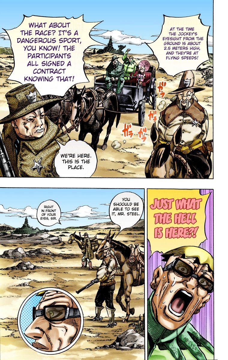 JoJo's Bizarre Adventure Steel Ball Run Colored Manga