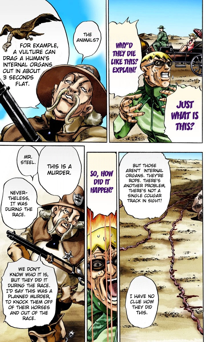 JoJo's Bizarre Adventure Steel Ball Run Colored Manga