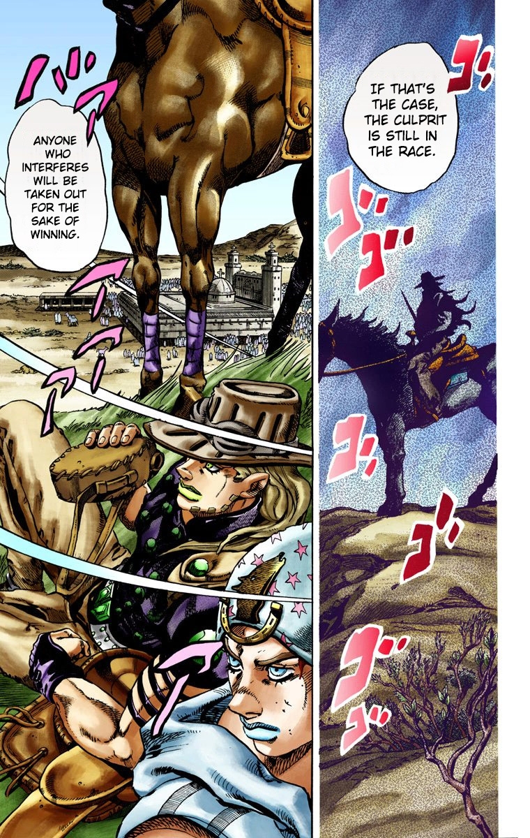 JoJo's Bizarre Adventure Steel Ball Run Colored Manga