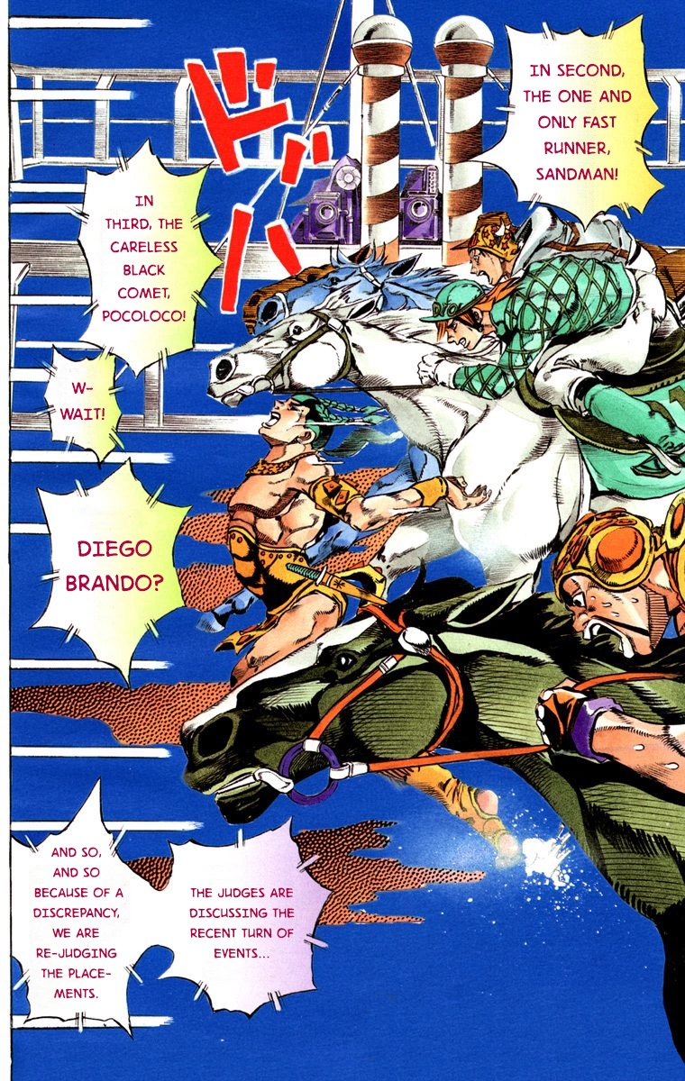 JoJo's Bizarre Adventure Steel Ball Run Colored Manga