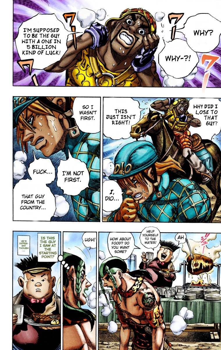 JoJo's Bizarre Adventure Steel Ball Run Colored Manga