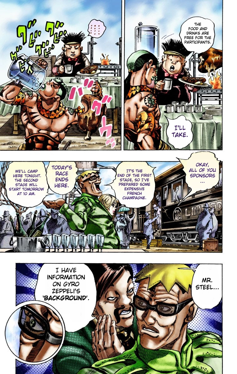JoJo's Bizarre Adventure Steel Ball Run Colored Manga