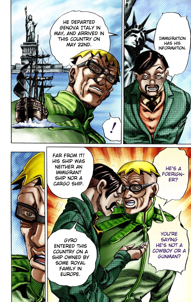 JoJo's Bizarre Adventure Steel Ball Run Colored Manga