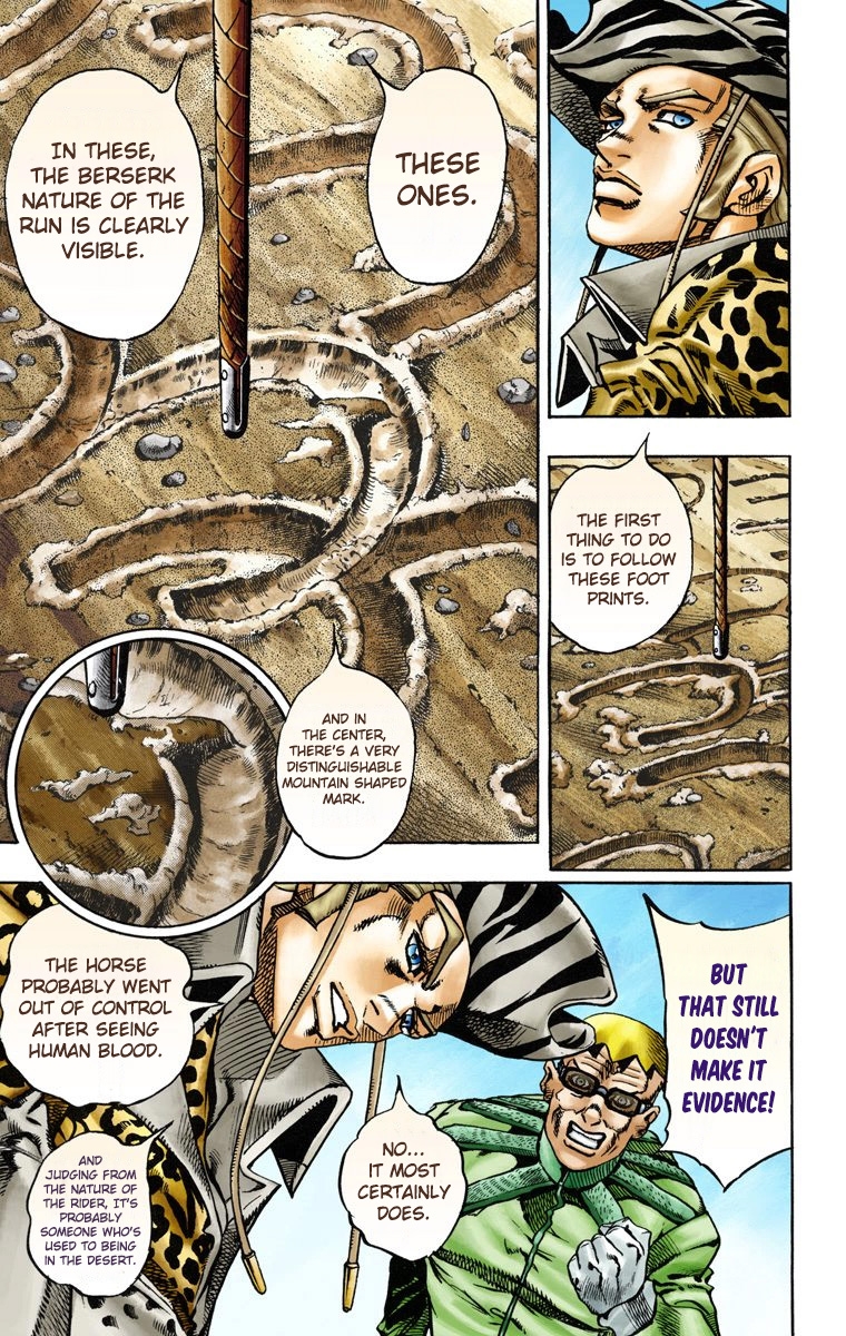 JoJo's Bizarre Adventure Steel Ball Run Colored Manga