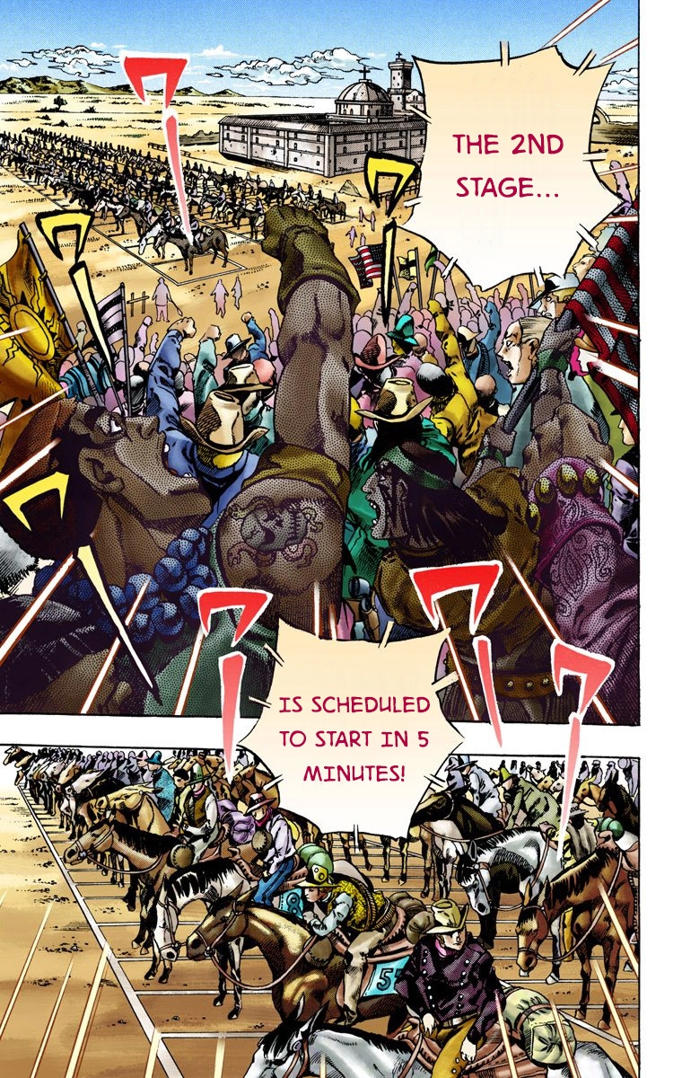 JoJo's Bizarre Adventure Steel Ball Run Colored Manga