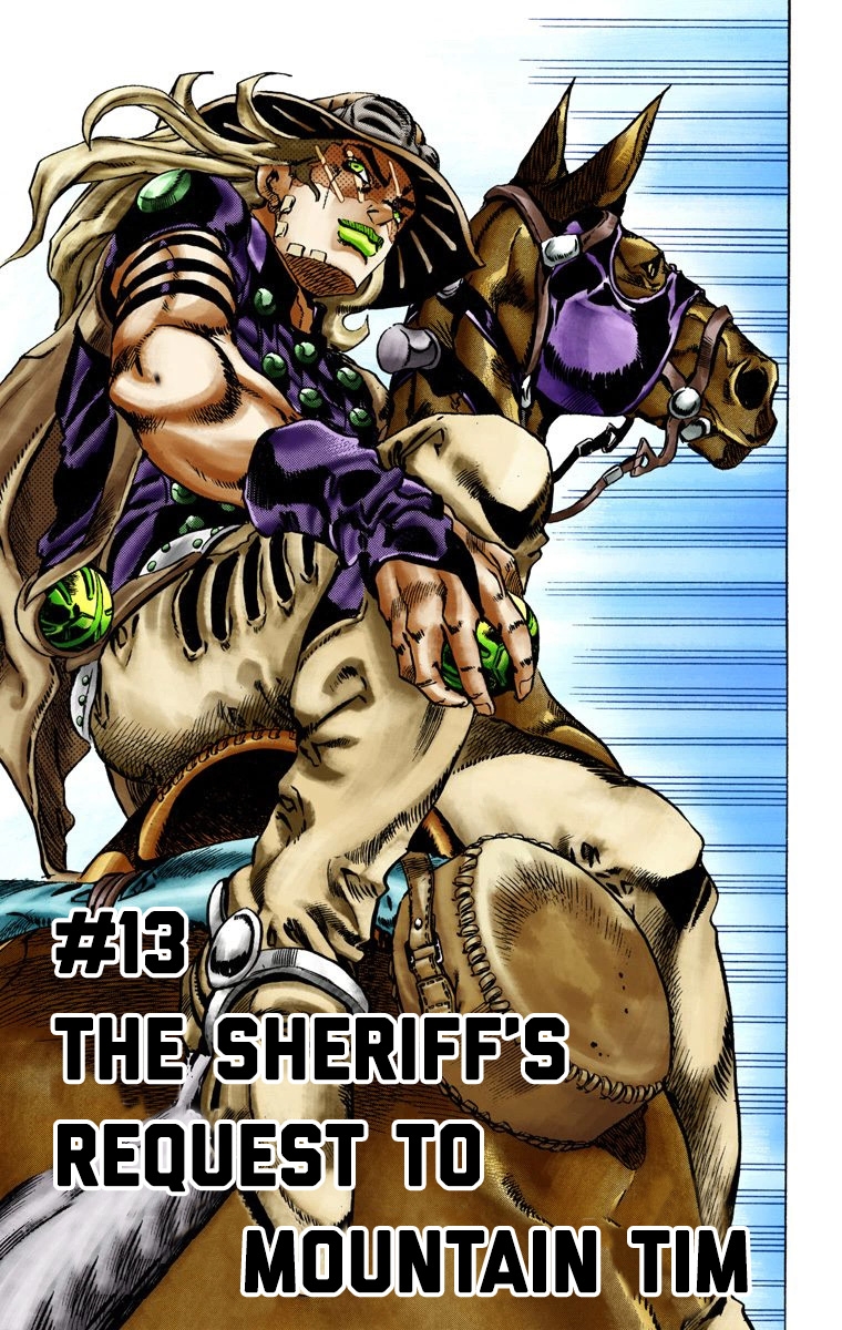 JoJo's Bizarre Adventure Steel Ball Run Colored Manga