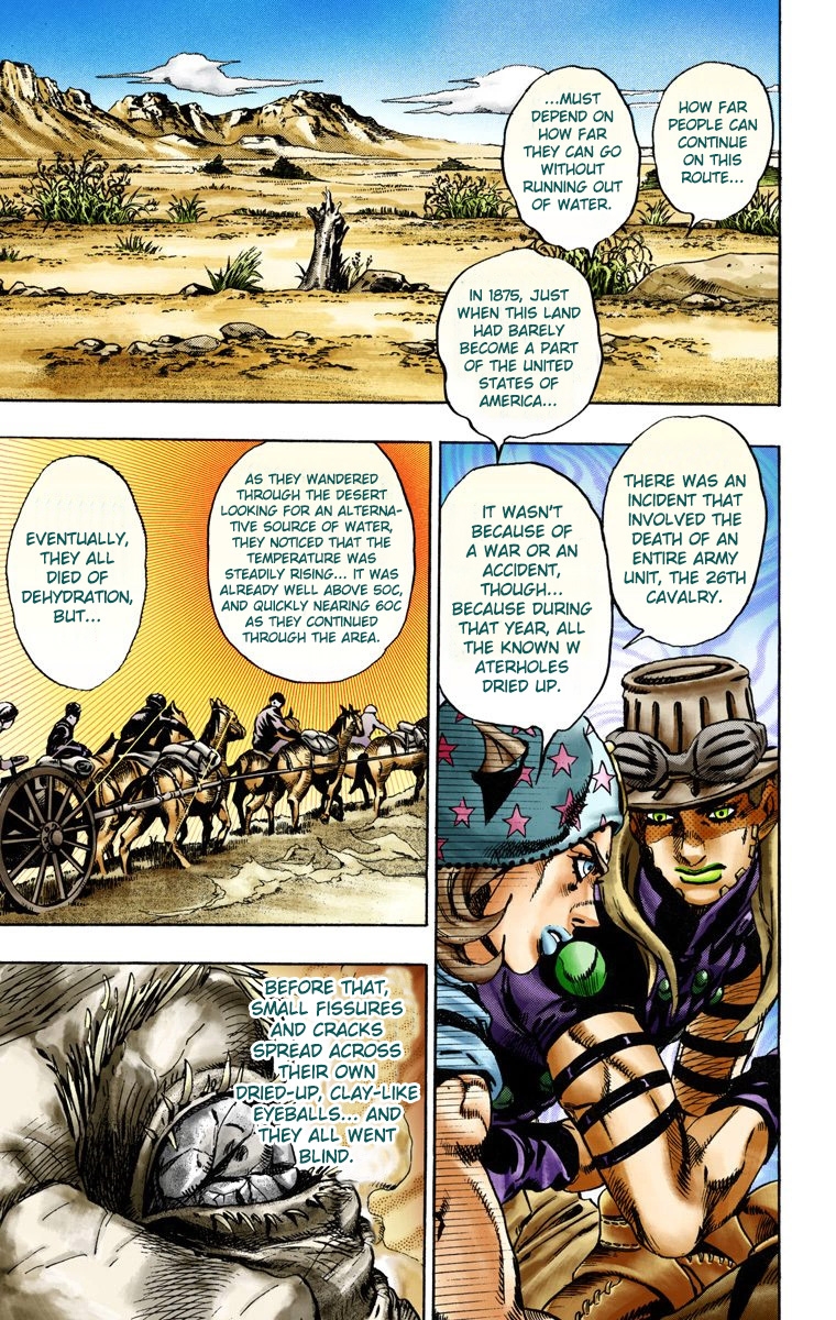 JoJo's Bizarre Adventure Steel Ball Run Colored Manga