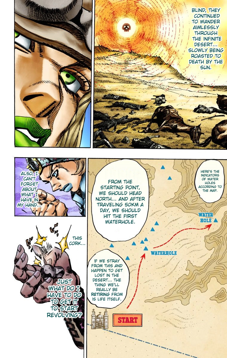 JoJo's Bizarre Adventure Steel Ball Run Colored Manga
