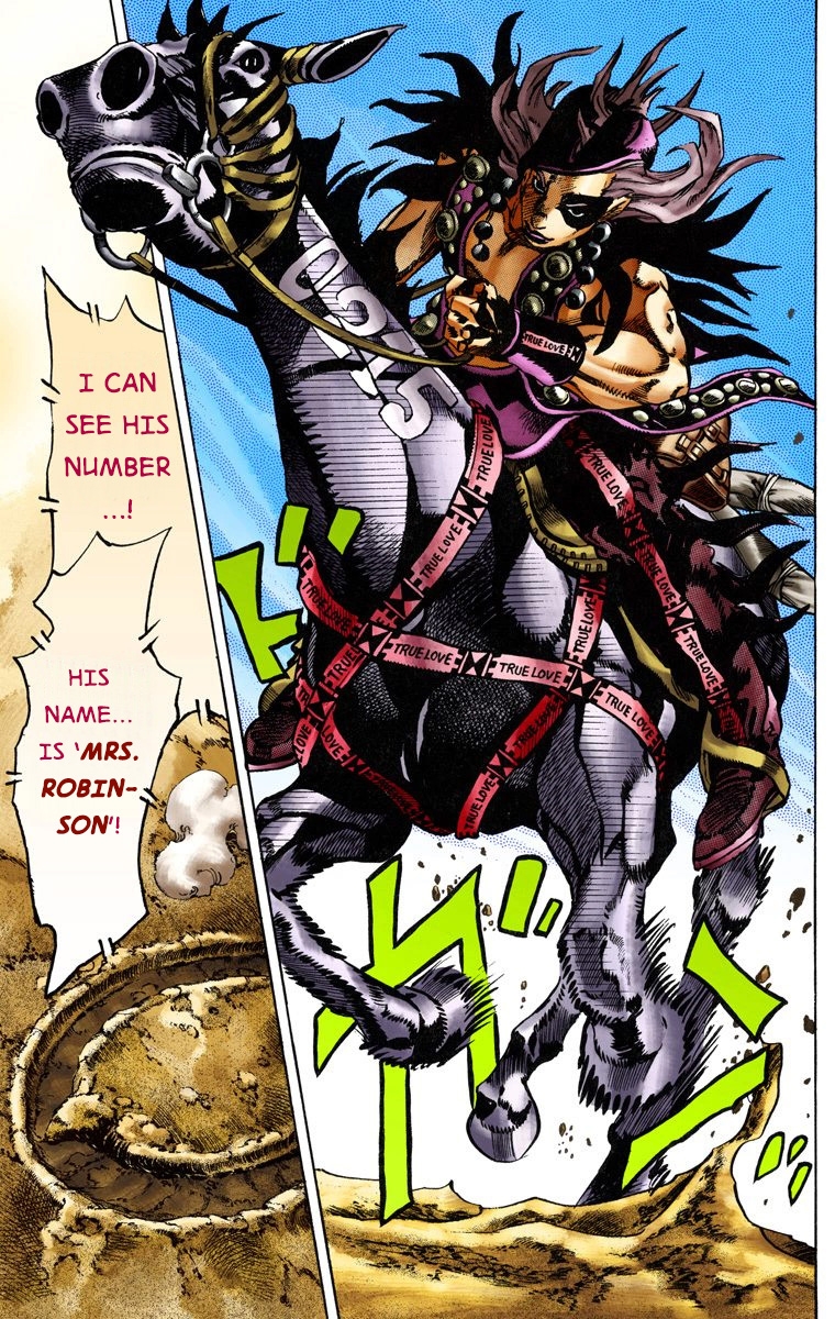 JoJo's Bizarre Adventure Steel Ball Run Colored Manga