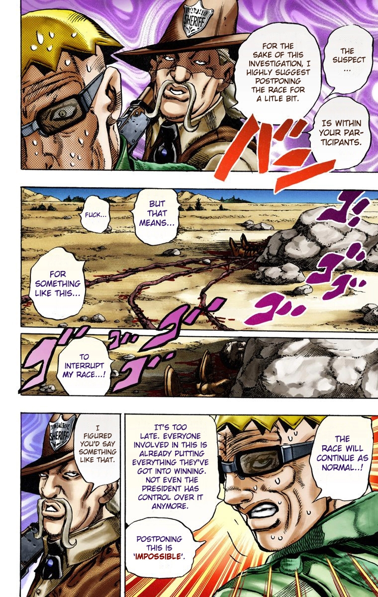 JoJo's Bizarre Adventure Steel Ball Run Colored Manga