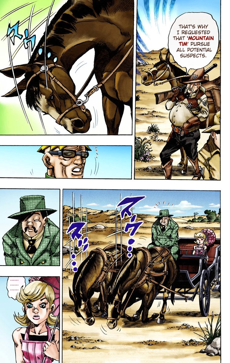 JoJo's Bizarre Adventure Steel Ball Run Colored Manga
