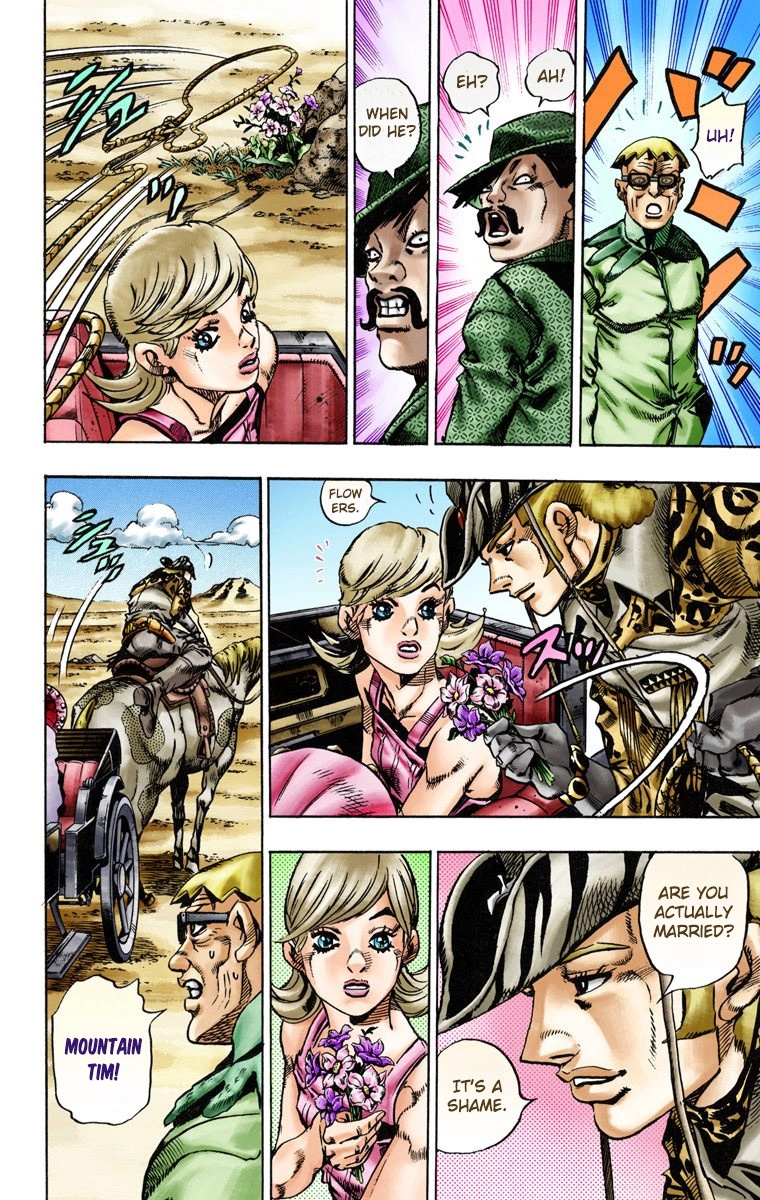 JoJo's Bizarre Adventure Steel Ball Run Colored Manga