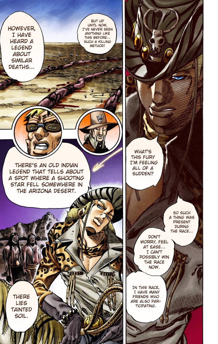 JoJo's Bizarre Adventure Steel Ball Run Colored Manga