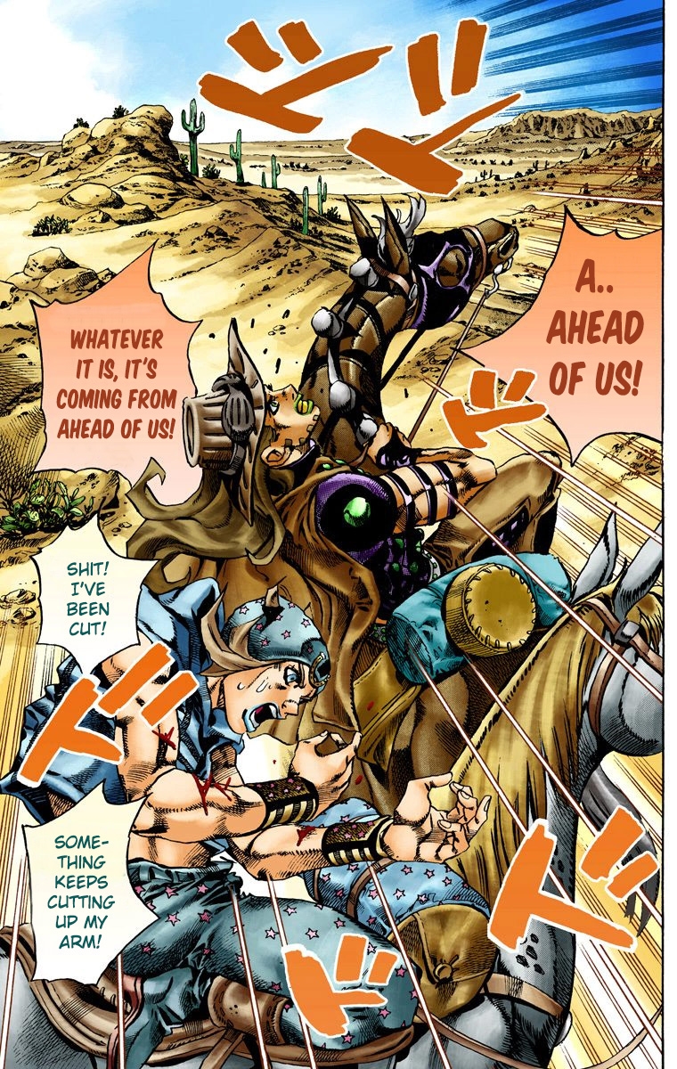 JoJo's Bizarre Adventure Steel Ball Run Colored Manga