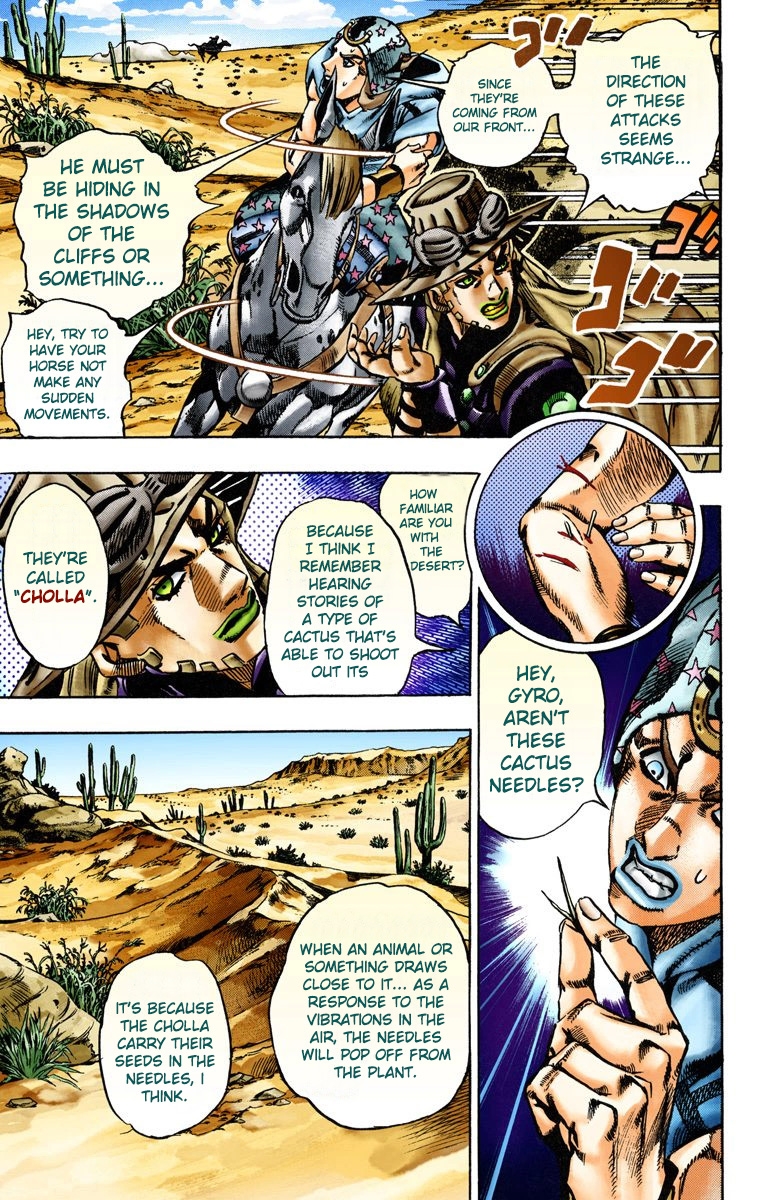 JoJo's Bizarre Adventure Steel Ball Run Colored Manga