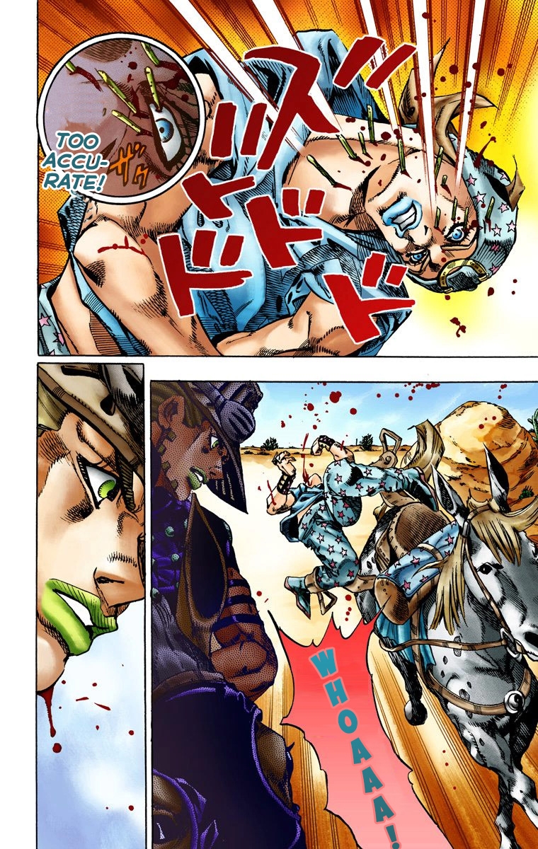 JoJo's Bizarre Adventure Steel Ball Run Colored Manga