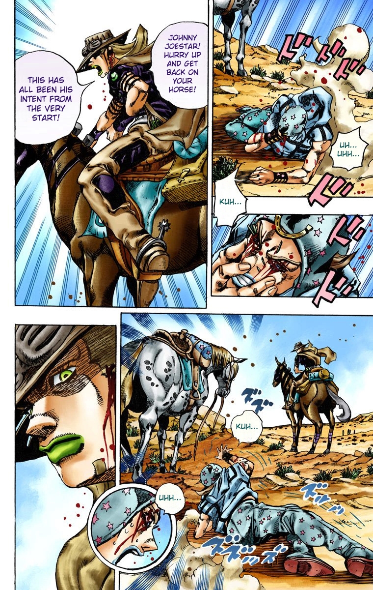 JoJo's Bizarre Adventure Steel Ball Run Colored Manga