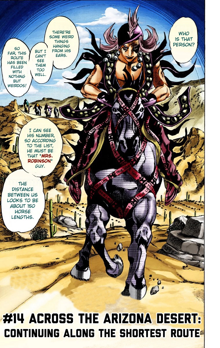 JoJo's Bizarre Adventure Steel Ball Run Colored Manga