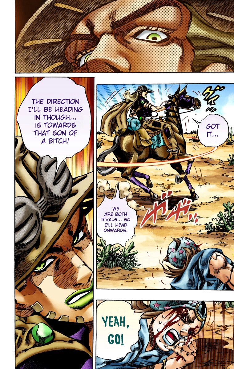 JoJo's Bizarre Adventure Steel Ball Run Colored Manga