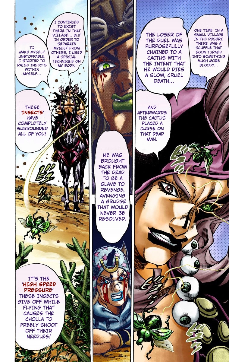JoJo's Bizarre Adventure Steel Ball Run Colored Manga