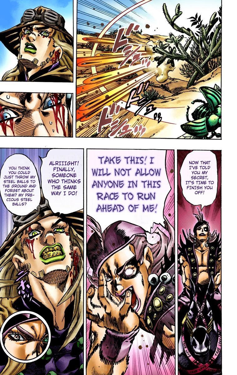 JoJo's Bizarre Adventure Steel Ball Run Colored Manga