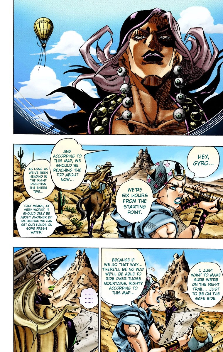 JoJo's Bizarre Adventure Steel Ball Run Colored Manga