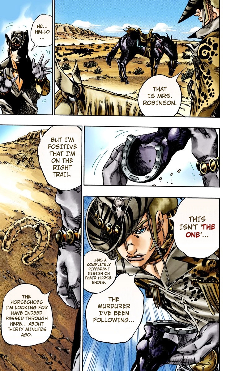 JoJo's Bizarre Adventure Steel Ball Run Colored Manga