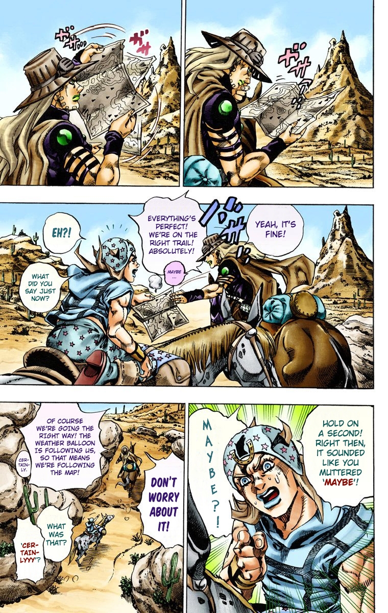 JoJo's Bizarre Adventure Steel Ball Run Colored Manga