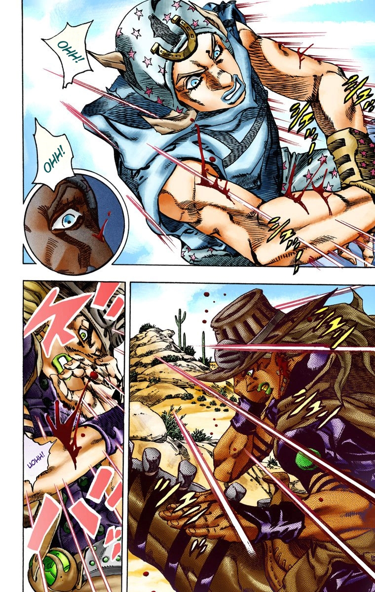 JoJo's Bizarre Adventure Steel Ball Run Colored Manga