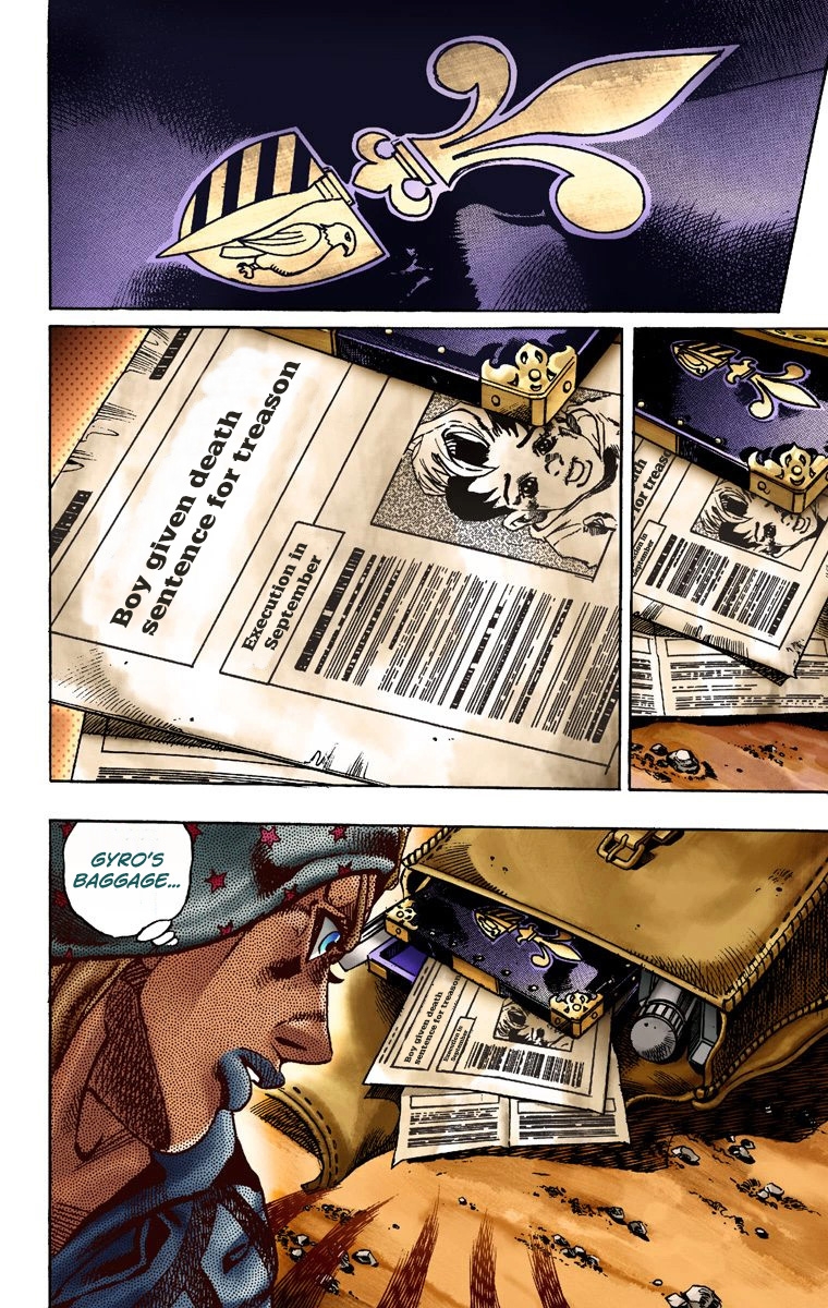 JoJo's Bizarre Adventure Steel Ball Run Colored Manga