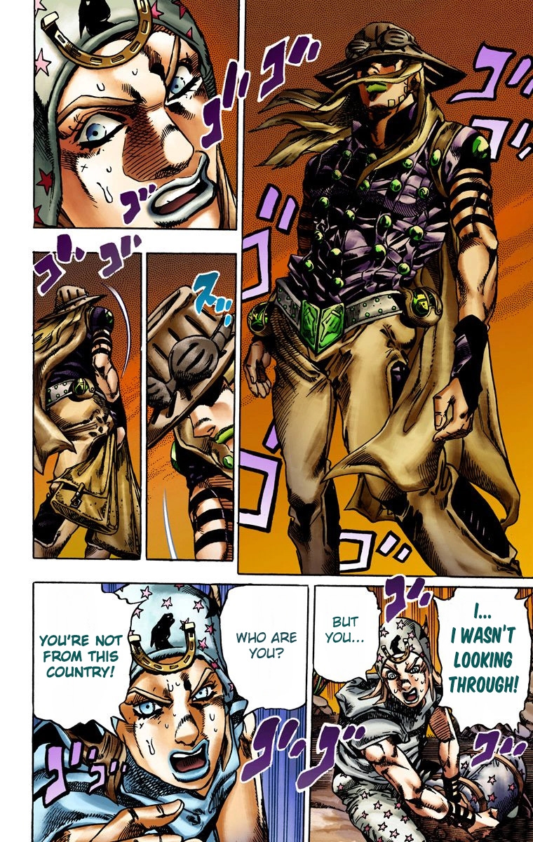 JoJo's Bizarre Adventure Steel Ball Run Colored Manga