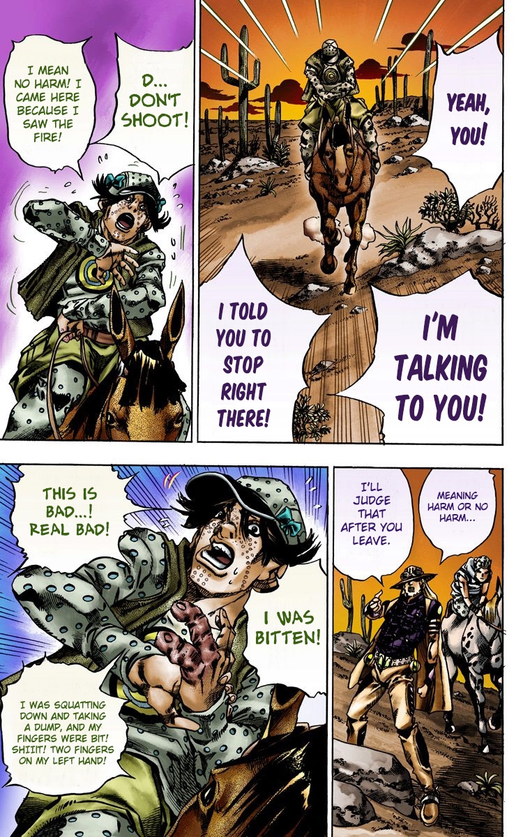 JoJo's Bizarre Adventure Steel Ball Run Colored Manga