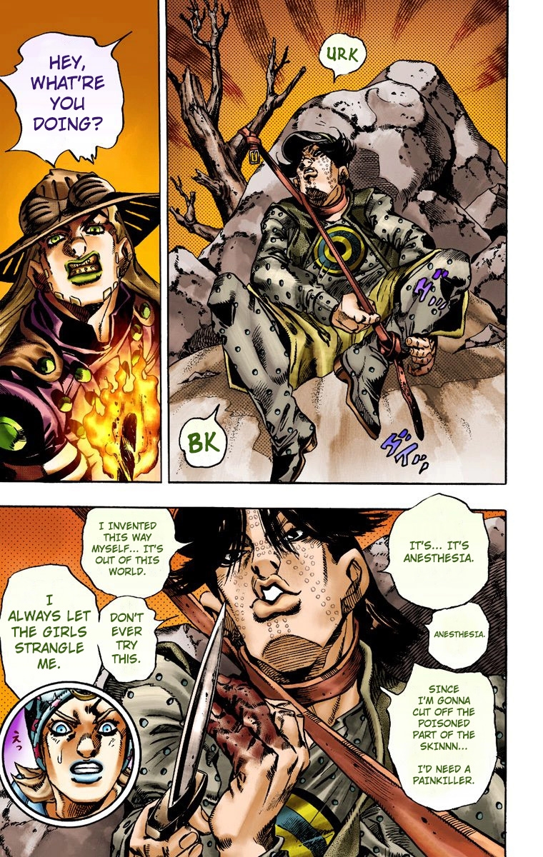 JoJo's Bizarre Adventure Steel Ball Run Colored Manga