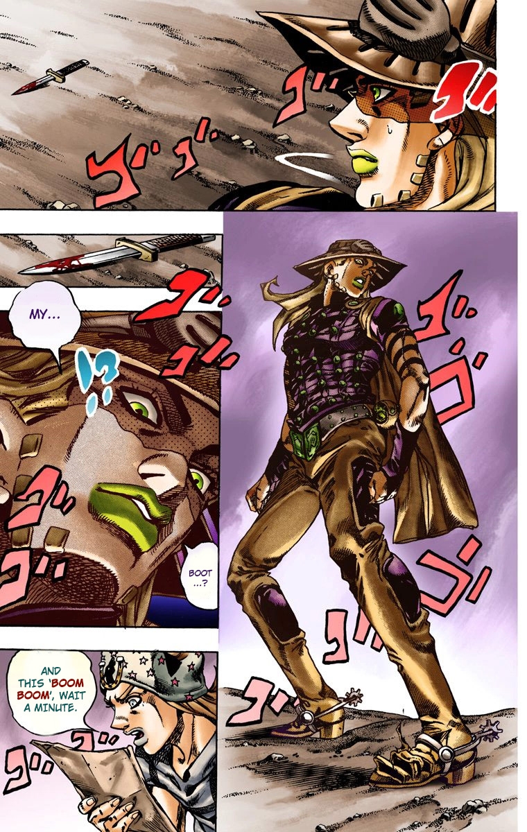 JoJo's Bizarre Adventure Steel Ball Run Colored Manga