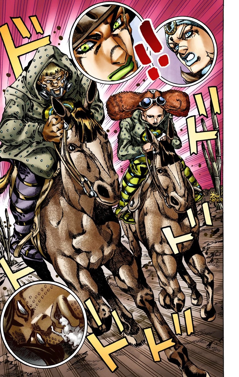 JoJo's Bizarre Adventure Steel Ball Run Colored Manga