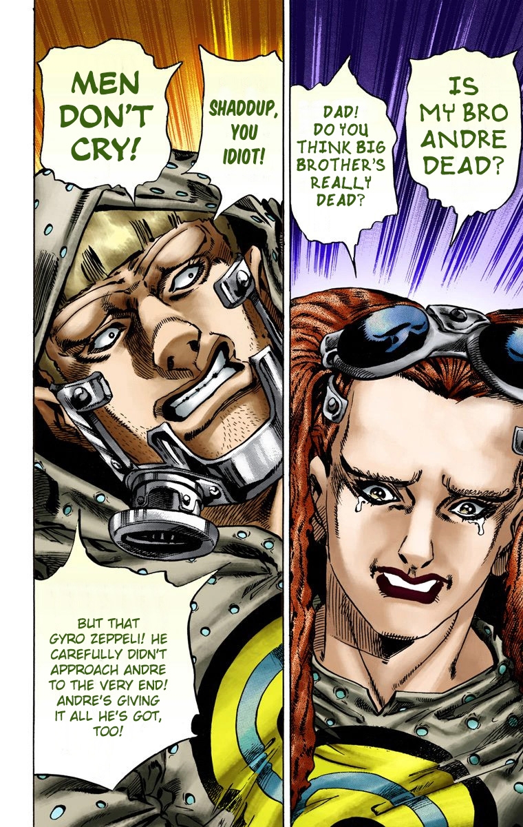 JoJo's Bizarre Adventure Steel Ball Run Colored Manga