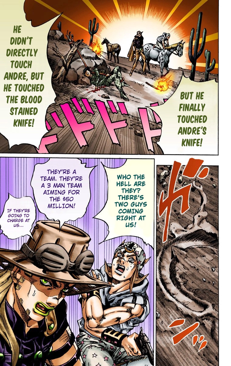 JoJo's Bizarre Adventure Steel Ball Run Colored Manga