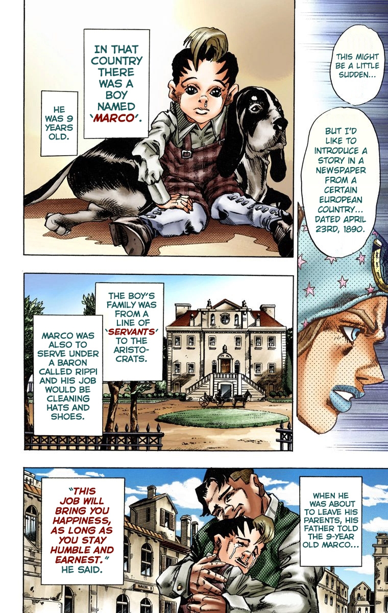 JoJo's Bizarre Adventure Steel Ball Run Colored Manga
