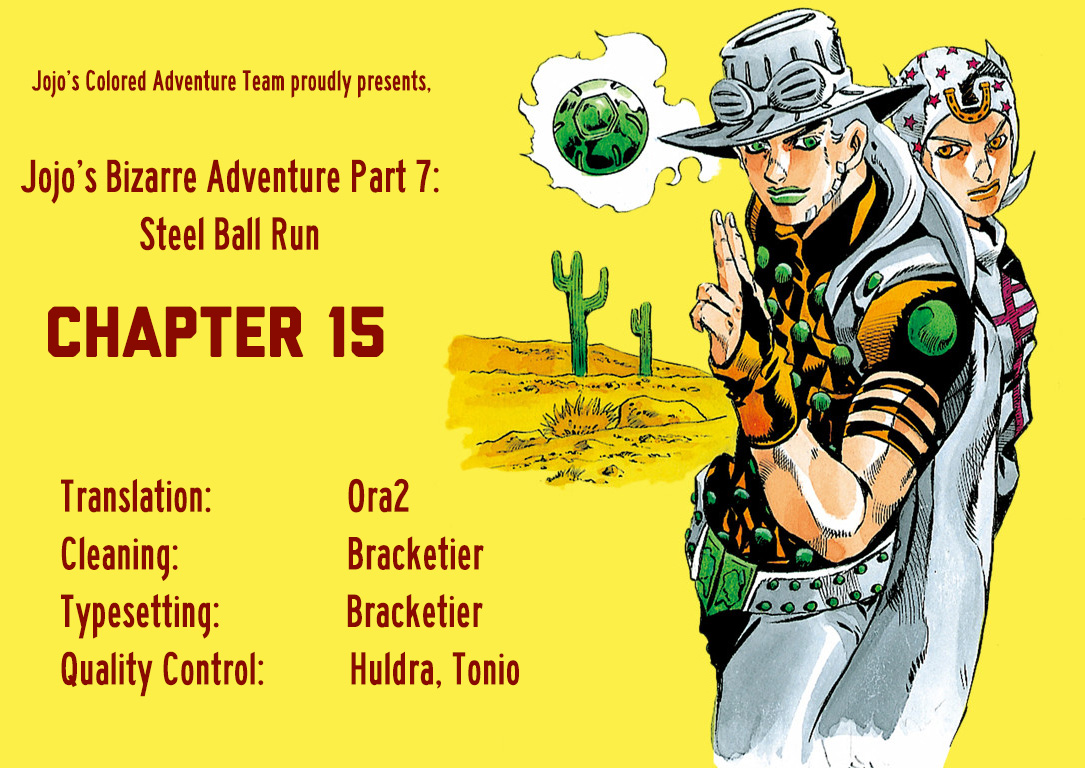 JoJo's Bizarre Adventure Steel Ball Run Colored Manga